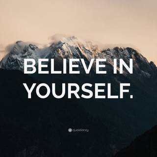 Be confident in yourself wallpaper