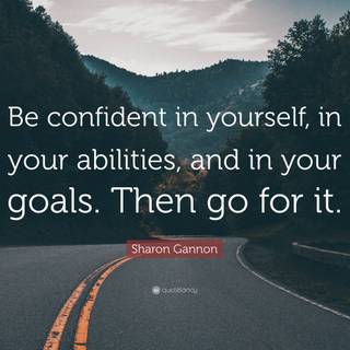 Be confident in yourself wallpaper