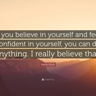 Be confident in yourself wallpaper