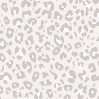 Leopard print grey wallpaper