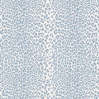 Leopard print grey wallpaper