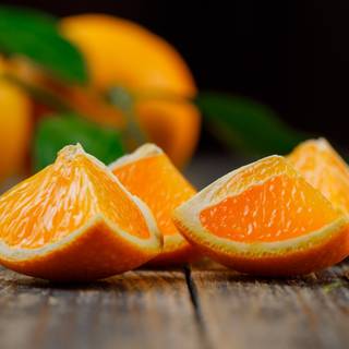 Orange fruit 8k wallpaper