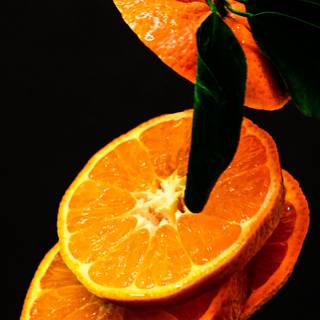 Orange fruit 8k wallpaper