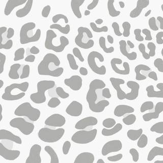 Leopard print grey wallpaper