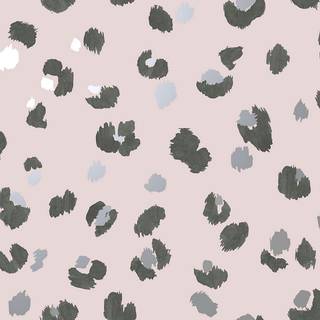 Leopard print grey wallpaper
