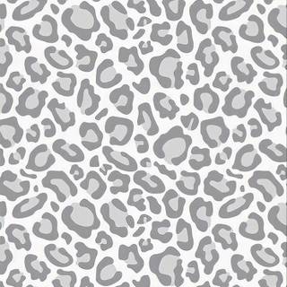 Leopard print grey wallpaper