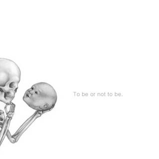 Skeleton sketch wallpaper