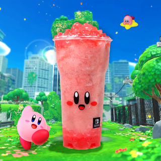 Kirby drink wallpaper