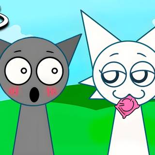 Sprunki Gray Oren wallpaper