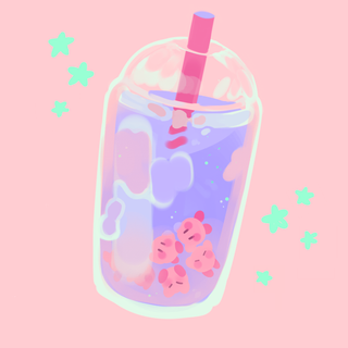 Kirby drink wallpaper