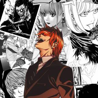 Light Yagami laughing wallpaper