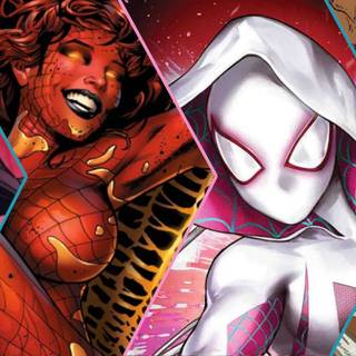 Female Spider-Man wallpaper