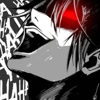 Light Yagami laughing wallpaper