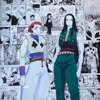 Hisoka x Illumi wallpaper
