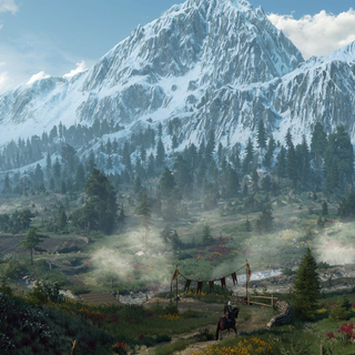 Video game landscape wallpaper