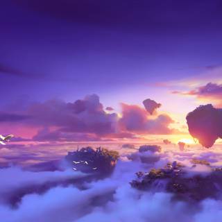 Video game landscape wallpaper