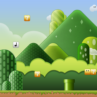 Video game landscape wallpaper