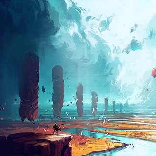 Video game landscape wallpaper