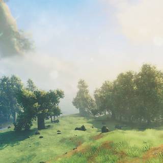 Video game landscape wallpaper