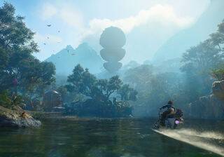 Video game landscape wallpaper