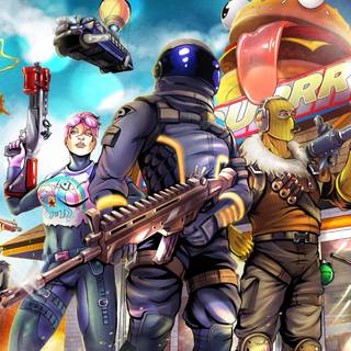 Video game landscape wallpaper