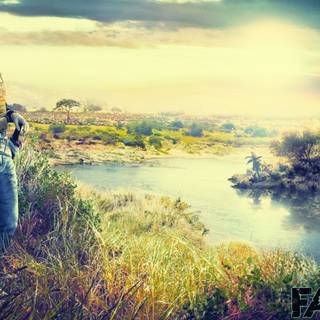 Video game landscape wallpaper