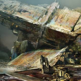 Video game landscape wallpaper