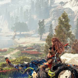 Video game landscape wallpaper