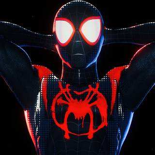 Miles Morales black wallpaper