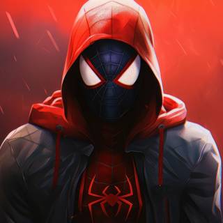 Miles Morales black wallpaper