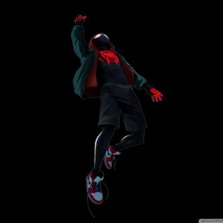 Miles Morales black wallpaper