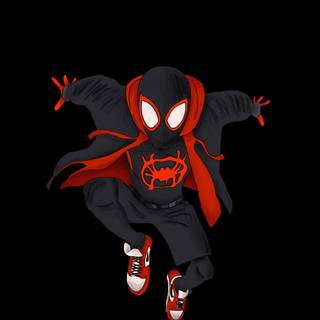 Miles Morales black wallpaper