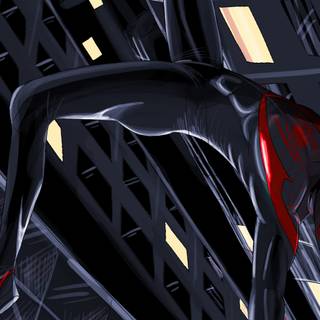 Miles Morales black wallpaper