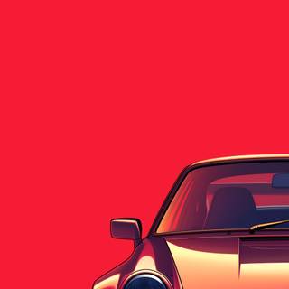 Porsche cartoon wallpaper