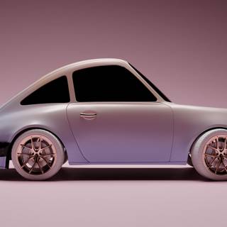 Porsche cartoon wallpaper