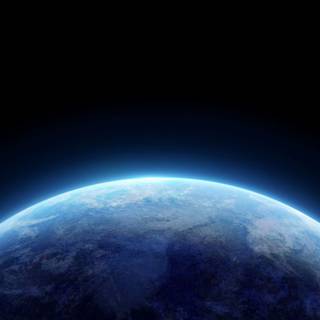 Dark blue space wallpaper