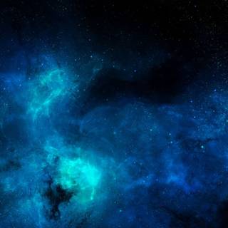 Dark blue space wallpaper