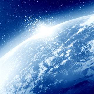 Dark blue space wallpaper