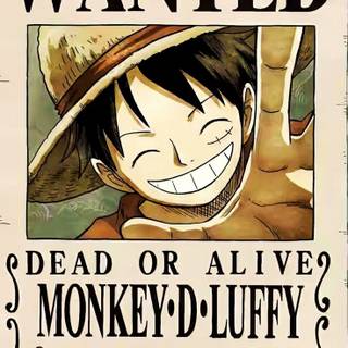 Luffy bounty poster wallpaper