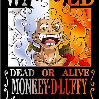 Luffy bounty poster wallpaper