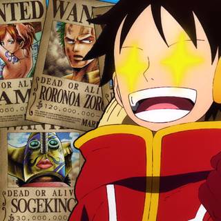 Luffy bounty poster wallpaper