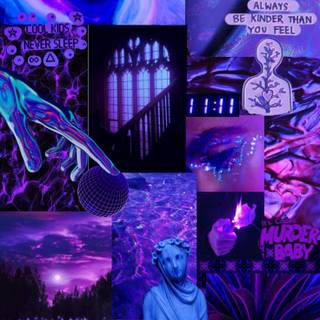 Indigo aesthetic wallpaper