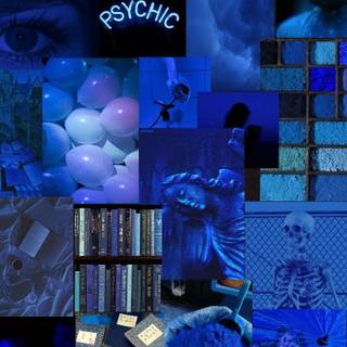 Indigo aesthetic wallpaper