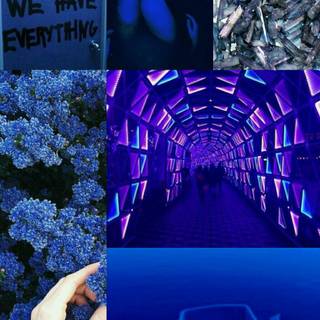 Indigo aesthetic wallpaper