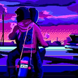 Indigo aesthetic wallpaper