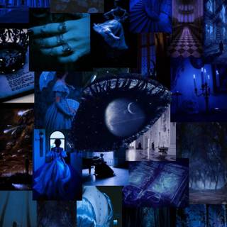 Indigo aesthetic wallpaper