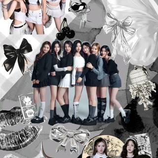 Babymonster collage wallpaper