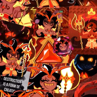 Burning Spice Cookie wallpaper