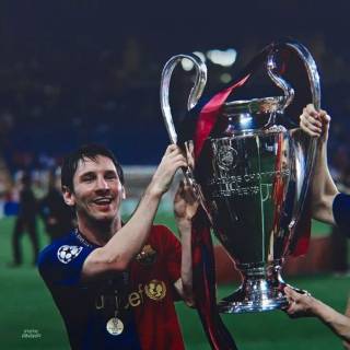 Messi UCL 4k wallpaper