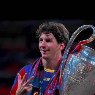 Messi UCL 4k wallpaper